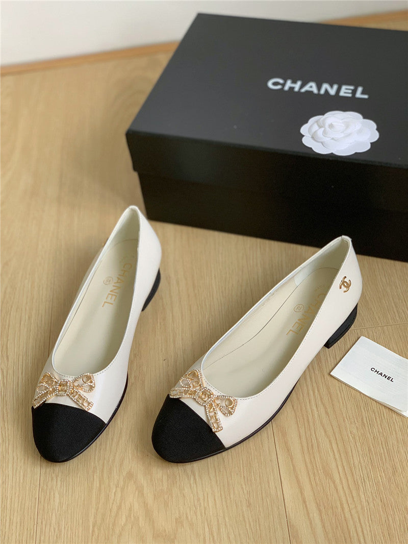 High Quality Luxury Chanel Double C Butterfly Diamond Buckle Shoes – Style 54790 product detail