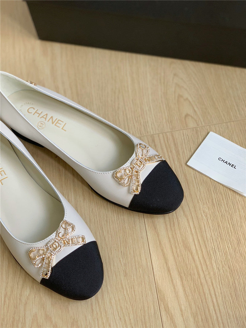 High Quality Luxury Chanel Double C Butterfly Diamond Buckle Shoes – Style 54790 product detail