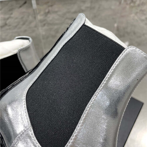High Quality Luxury Chanel Classic Double C Small Square Toe Chunky Heel Boots – Style 32998 product detail