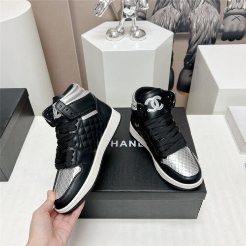 High Quality Luxury Chanel Joint High Top Casual Shoes – Style 09446 product detail