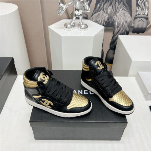 High Quality Luxury Chanel Joint High Top Casual Shoes – Style 40518