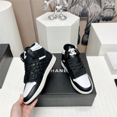 High Quality Luxury Chanel Joint High Top Casual Shoes – Style 28646 product detail