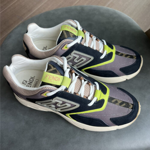 High Quality Luxury Fendi Faster Sneakers – Style 91667