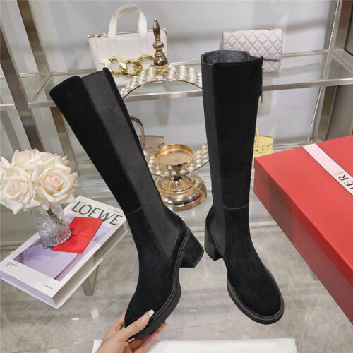 High Quality Luxury Roger Vivier Classic Buckle Boots – Style 36660 product detail