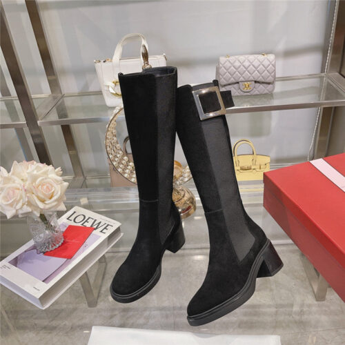 High Quality Luxury Roger Vivier Classic Buckle Boots – Style 36660 alternate view