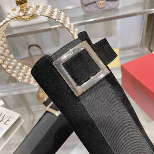 High Quality Luxury Roger Vivier Classic Buckle Boots – Style 36660 product detail