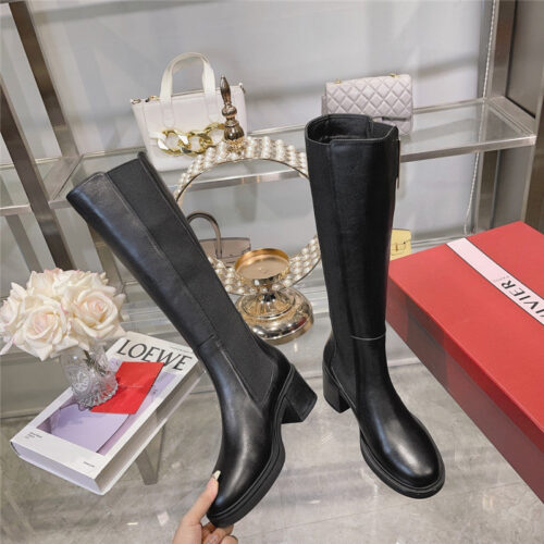 High Quality Luxury Roger Vivier Classic Buckle Boots – Style 69428 product detail