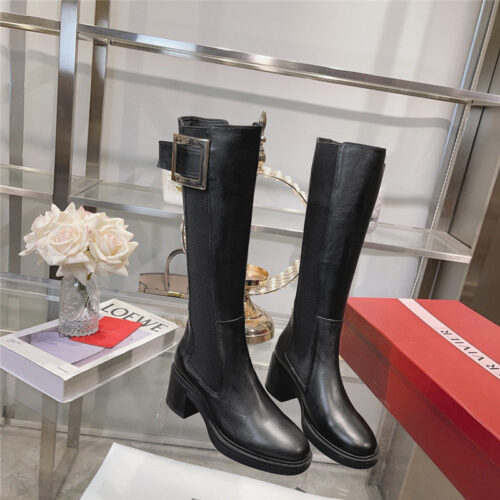 High Quality Luxury Roger Vivier Classic Buckle Boots – Style 69428