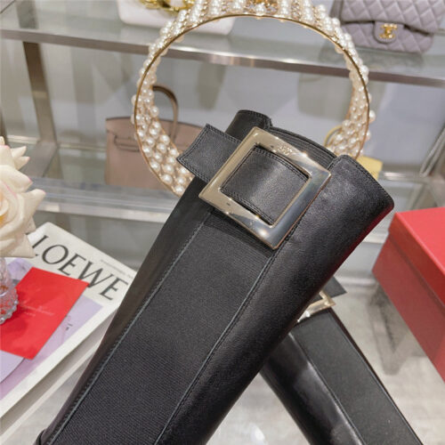 High Quality Luxury Roger Vivier Classic Buckle Boots – Style 69428 product detail