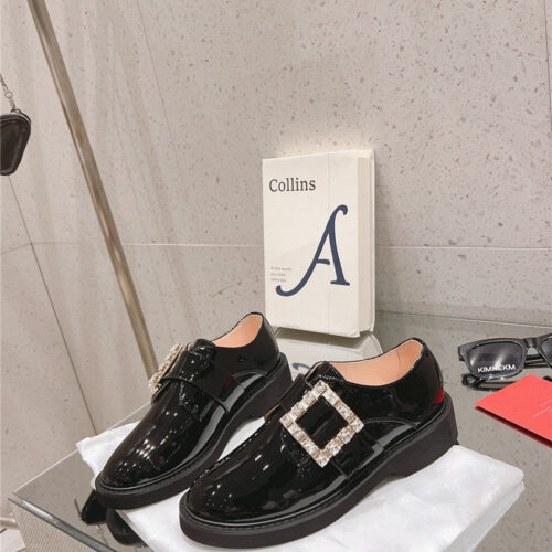 High Quality Luxury Roger Vivier Buckle Derby Shoes – Sizes 35–41 product detail