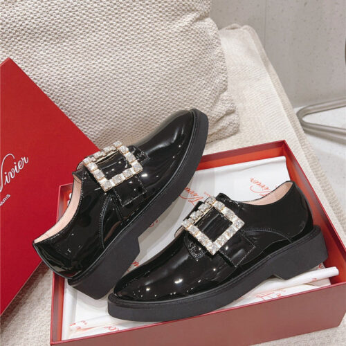 High Quality Luxury Roger Vivier Buckle Derby Shoes – Sizes 35–41 product detail