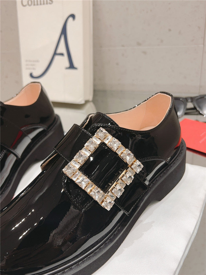 High Quality Luxury Roger Vivier Buckle Derby Shoes – Sizes 35–41 product detail