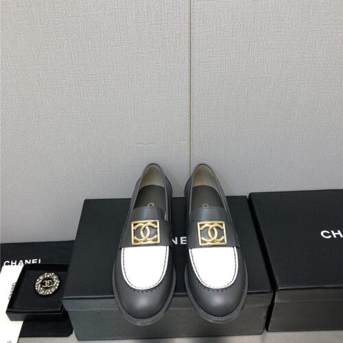 High Quality Luxury Chanel Chunky Heel Round Toe Shoes – Style 78982 product detail