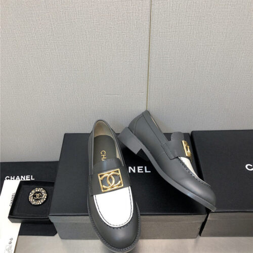 High Quality Luxury Chanel Chunky Heel Round Toe Shoes – Style 78982 product detail