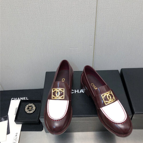 High Quality Luxury Chanel Chunky Heel Round Toe Shoes – Style 75590 product detail
