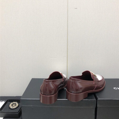 High Quality Luxury Chanel Chunky Heel Round Toe Shoes – Style 75590 product detail