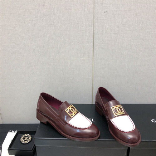 High Quality Luxury Chanel Chunky Heel Round Toe Shoes – Style 75590