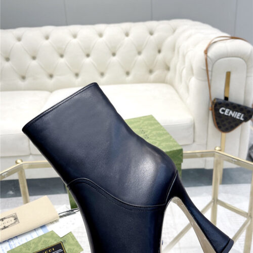 High Quality Luxury Gucci Catwalk Catwalk Water Platform Explosive Style Boots – Style 92339 product detail