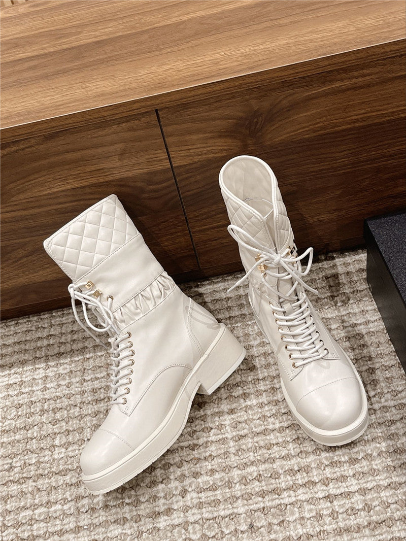 High Quality Luxury Chanel Autumn Winter New Short Boots – Style 09958 product detail