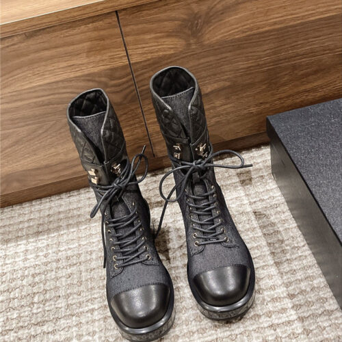 High Quality Luxury Chanel Autumn Winter New Short Boots