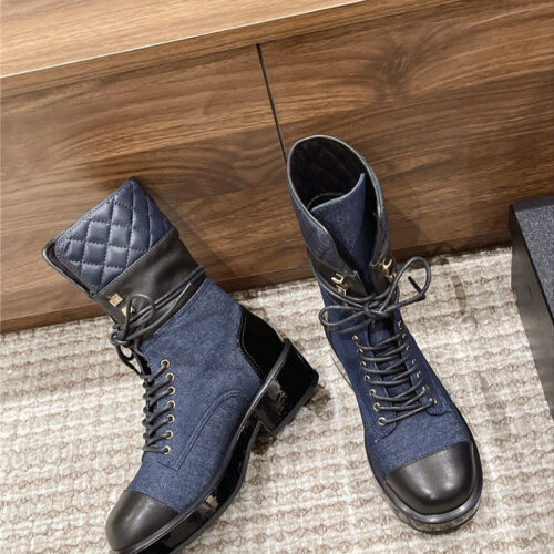 High Quality Luxury Chanel Autumn Winter New Short Boots – Style 65318 alternate view