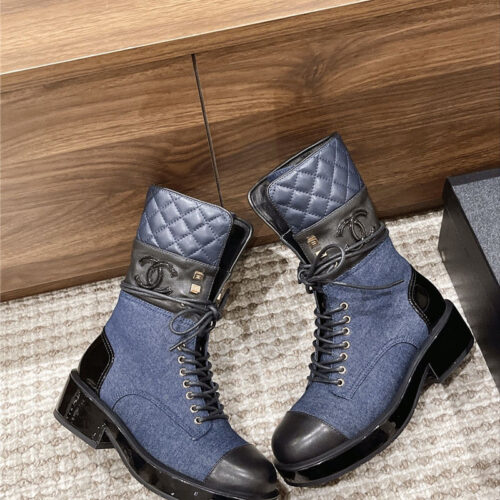 High Quality Luxury Chanel Autumn Winter New Short Boots – Style 65318 product detail