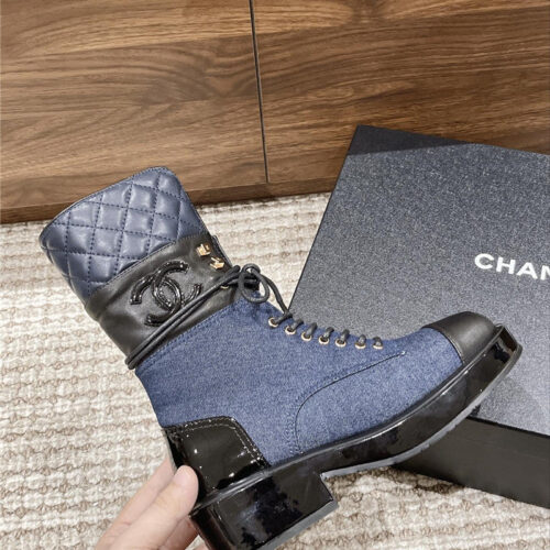 High Quality Luxury Chanel Autumn Winter New Short Boots – Style 65318 product detail