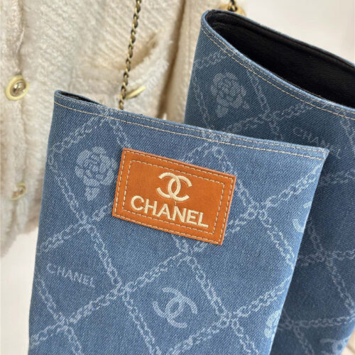 High Quality Luxury Chanel New Chunky Heel Cowboy Boots product detail