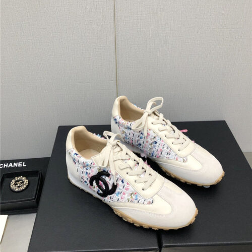 High Quality Luxury Chanel Printed White Shoes