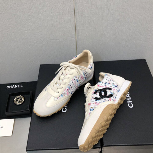 High Quality Luxury Chanel Printed White Shoes product detail