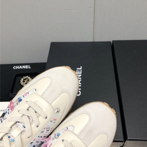 High Quality Luxury Chanel Printed White Shoes product detail