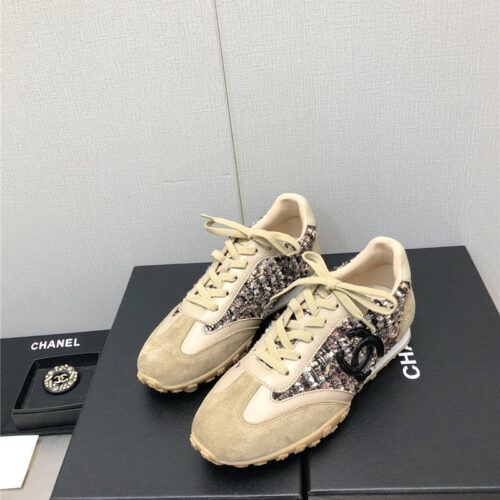 High Quality Luxury Chanel Printed White Shoes – Style 27526 product detail