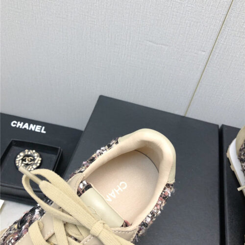 High Quality Luxury Chanel Printed White Shoes – Style 27526 product detail