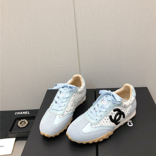 High Quality Luxury Chanel Printed White Shoes – Style 89670 alternate view