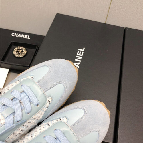 High Quality Luxury Chanel Printed White Shoes – Style 89670 product detail