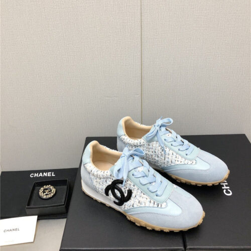 High Quality Luxury Chanel Printed White Shoes – Style 89670