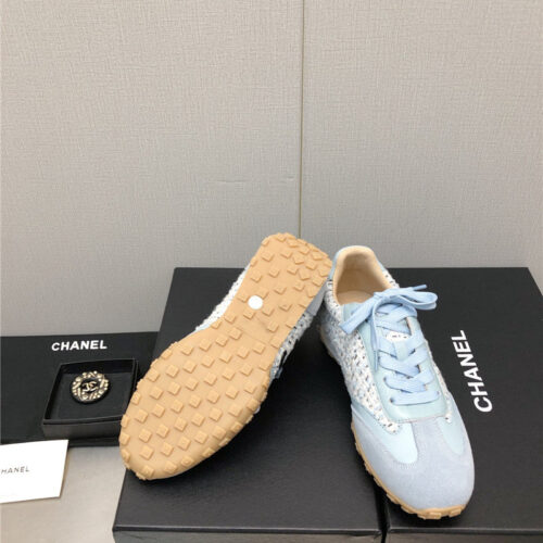 High Quality Luxury Chanel Printed White Shoes – Style 89670 product detail
