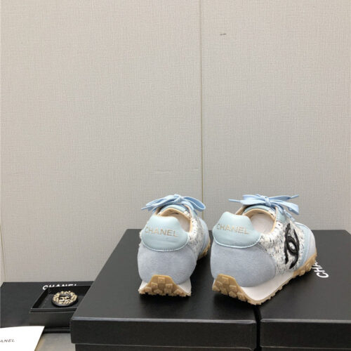 High Quality Luxury Chanel Printed White Shoes – Style 89670 product detail