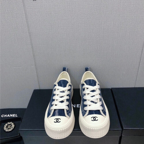 High Quality Luxury Chanel Printed White Shoes – Style 51814 product detail