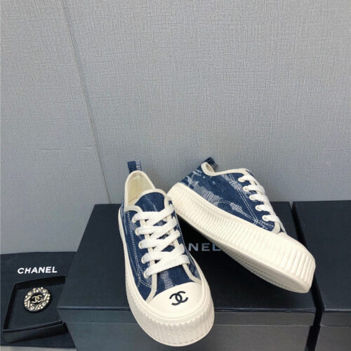 High Quality Luxury Chanel Printed White Shoes – Style 51814 product detail