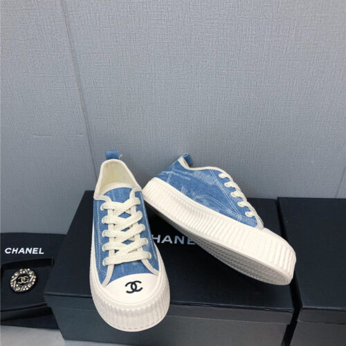 High Quality Luxury Chanel Printed White Shoes – Style 17350 product detail