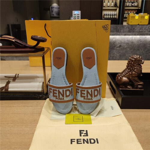 High Quality Luxury Fendi Haute Couture Flat Sandals – Style 35379 product detail