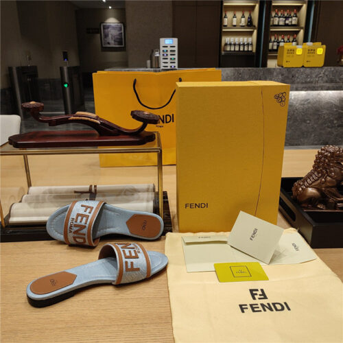 High Quality Luxury Fendi Haute Couture Flat Sandals – Style 35379 product detail