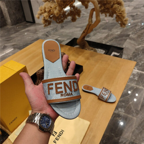 High Quality Luxury Fendi Haute Couture Flat Sandals – Style 35379 product detail