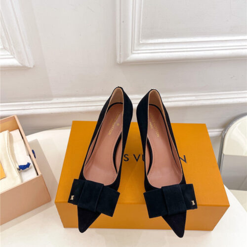 High Quality Luxury Louis Vuitton Bowknot Pointed Shoes – Style 30691 product detail