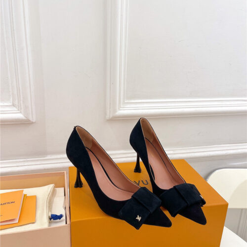High Quality Luxury Louis Vuitton Bowknot Pointed Shoes – Style 30691 alternate view