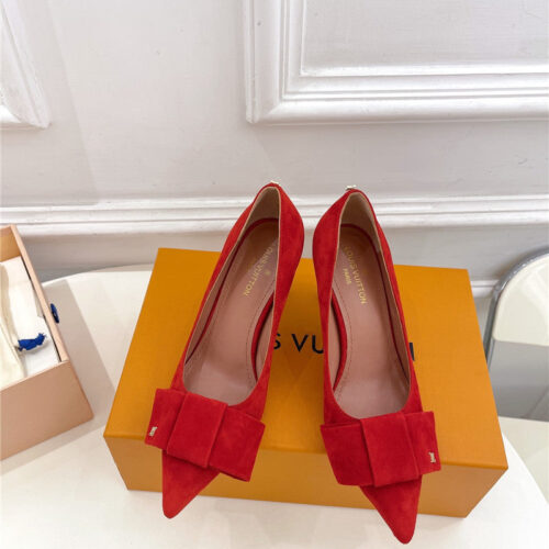 High Quality Luxury Louis Vuitton Bowknot Pointed Shoes product detail