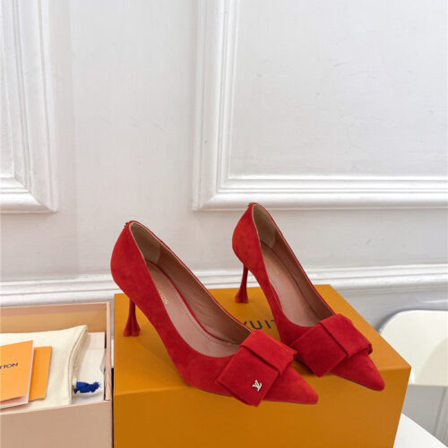 High Quality Luxury Louis Vuitton Bowknot Pointed Shoes alternate view