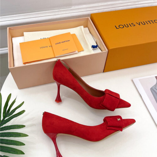 High Quality Luxury Louis Vuitton Bowknot Pointed Shoes product detail