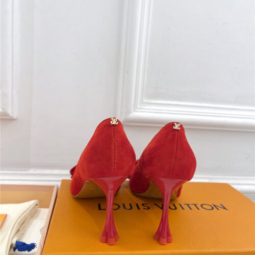 High Quality Luxury Louis Vuitton Bowknot Pointed Shoes product detail